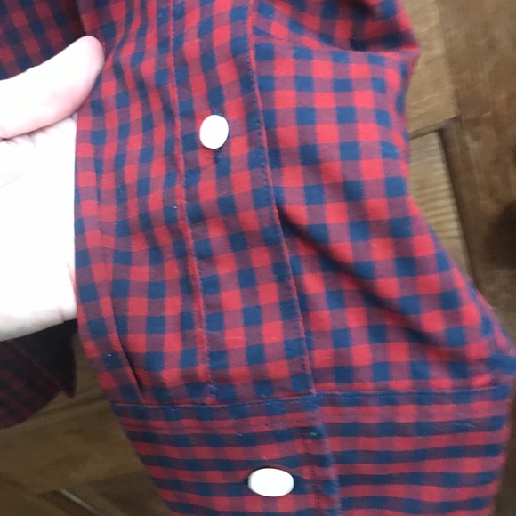 Abercrombie & Fitch XL Blue and Red Checked Shirt - Picture 6 of 6